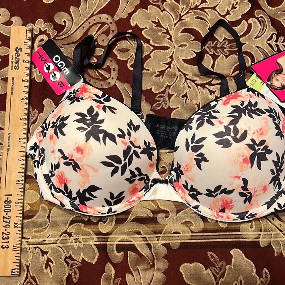 COPY - Brand new Lily of France ego-boost women’s bra, brassiere 38B floral